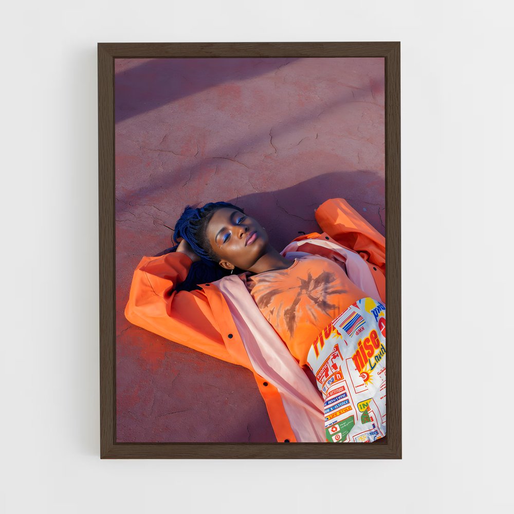 Poster Oumi janta repose – affiche Roller (vue 5)